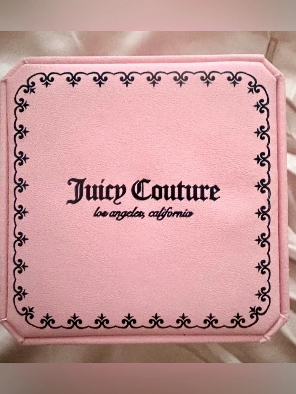 Juicy Couture Silver Band Glitter Ombre Rainbow Dial Women’s Watch in Gift Box